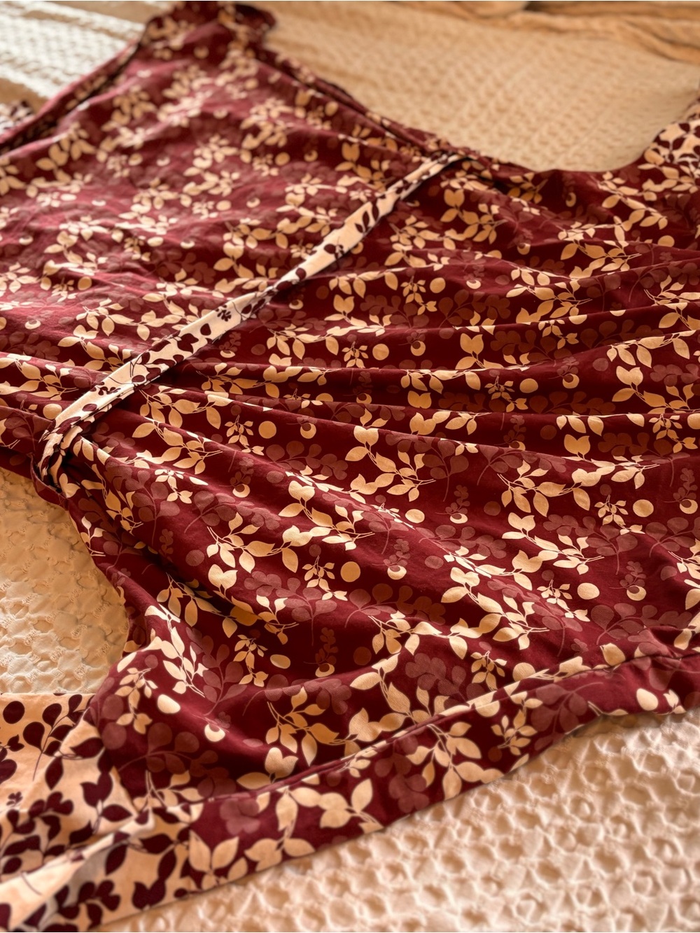 Pact XL/XXL Floral Pajama Short Robe - Picture 5 of 12